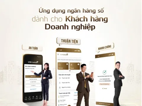 Vietcombank ra mắt VCB CashUp Mobile dành cho khách hàng doanh nghiệp