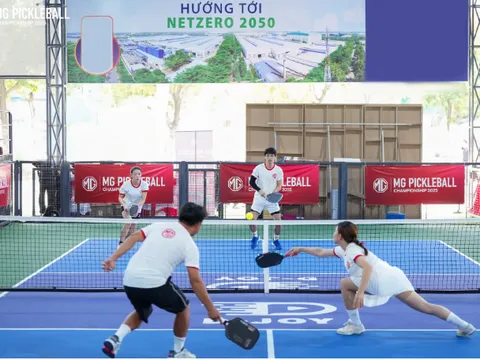 Chính thức khởi tranh giải MG Pickleball Championship 2025