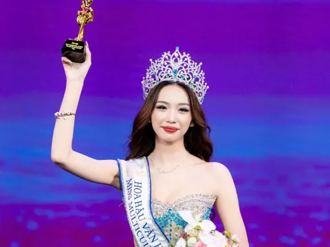 Người đẹp Nguyễn Trần Hà Linh đăng quang Hoa hậu Văn hóa Việt Nam 2026