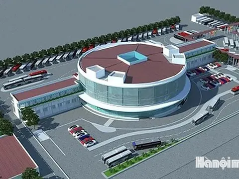 Bến xe hiện đại bậc nhất Thủ đô dần lộ hình hài
