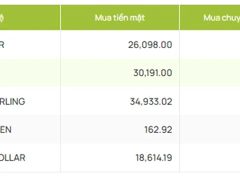 Tỷ giá ngày 7-5: USD tăng nhẹ