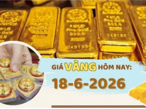 Giá vàng hôm nay 18-6: “Lao dốc” sau tín hiệu cứng rắn từ Fed