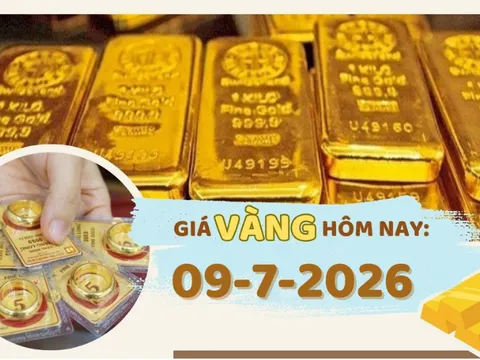 Giá vàng hôm nay 9-7: Vàng trong nước lao dốc theo đà giảm của thế giới