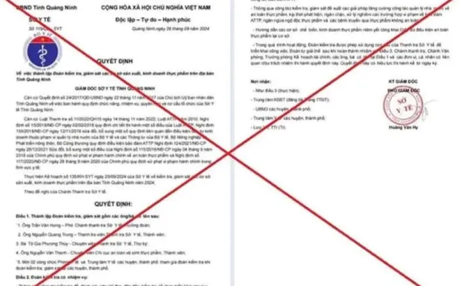 Giả danh Sở Y tế lừa đảo kiểm tra an toàn thực phẩm