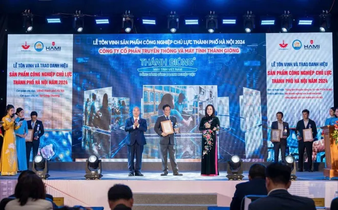Máy tính Thánh Gióng năm thứ 3 liên tiếp đạt Sản phẩm công nghiệp chủ lực