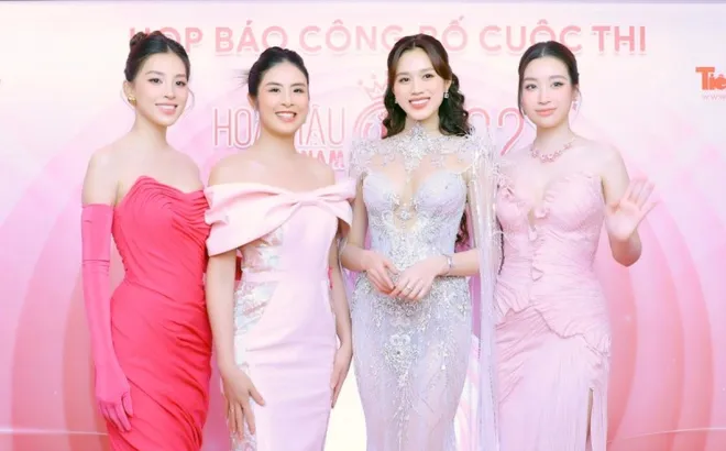 Dàn hoa hậu Việt Nam rạng rỡ trên thảm đỏ tại lễ công bố khởi động Cuộc thi Hoa hậu Việt Nam 2024