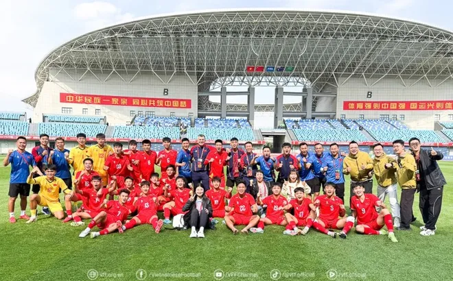 Giải U16 quốc tế CFA Team China 2025: Việt Nam thắng ngược Ả Rập Xê Út