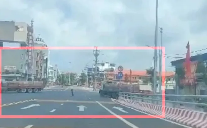 Nam Định: xử phạt 2 lái xe chở gạch vi phạm giao thông qua hình ảnh do người dân cung cấp