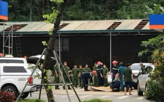 Nổ téc xăng tại cửa hàng xăng dầu ở Sơn La, 3 người thương vong