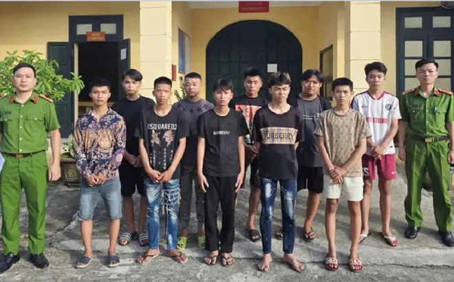 Thanh Hóa: gây rối trong đêm ở Tĩnh Gia, 10 đối tượng bị tạm giữ hình sự