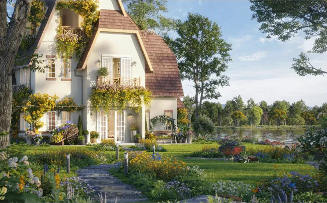 Đảo Châu Âu- Eco Central Park: Du ngoạn bốn mùa hoa giữa lòng xứ Nghệ