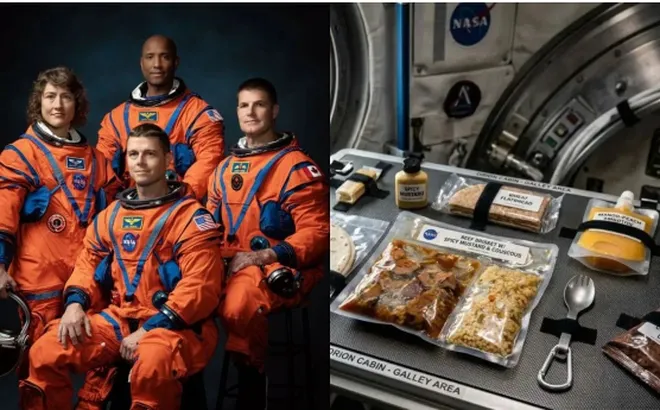 Hành trình đưa bữa ăn từ Trái Đất ra ngoài không gian
