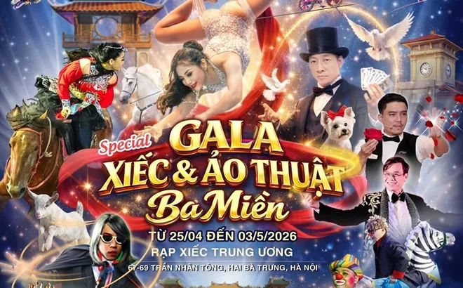 Nghệ sĩ xiếc, ảo thuật ba miền hội tụ biểu diễn dịp nghỉ lễ 30-4, 1-5
