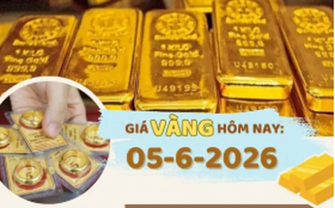 Giá vàng hôm nay 5-6: Vàng trong nước giảm theo thế giới