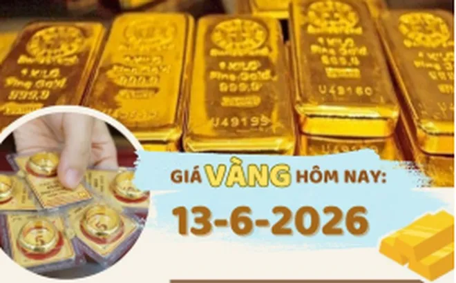 Giá vàng hôm nay 13-6: Bật tăng mạnh
