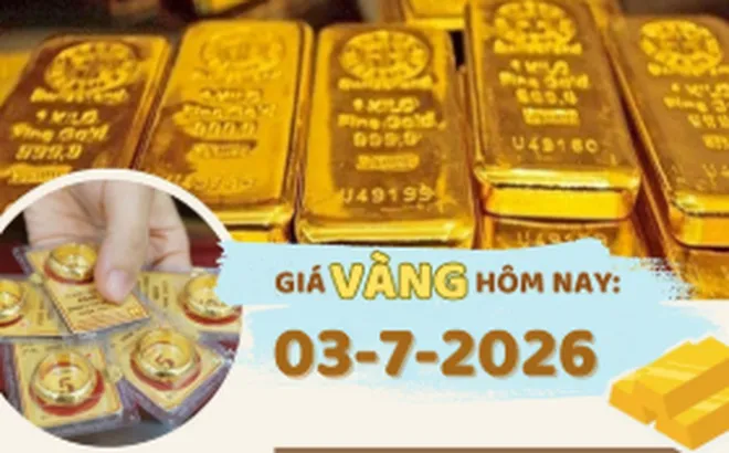 Giá vàng hôm nay 3-7: SJC bật tăng 3 triệu đồng/lượng