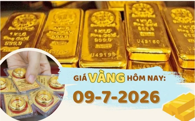 Giá vàng hôm nay 9-7: Vàng trong nước lao dốc theo đà giảm của thế giới